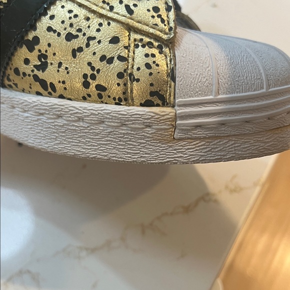 Adidas Women's Black and Gold High-Top Sneakers - Picture 10 of 10
